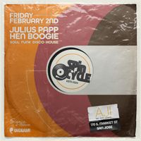 Spin Cycle @AJI Bar w/ DJ Hen Boogie + Julius Papp