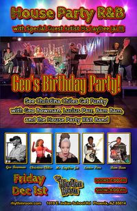Geo Bowman's Birthday with House Party R&B and special guest Ms Laydee Jai !!!