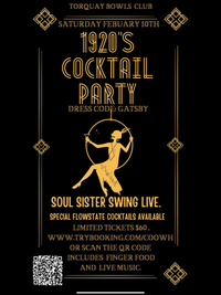 SOUL SISTER SWING 1920s COCKTAIL PARTY