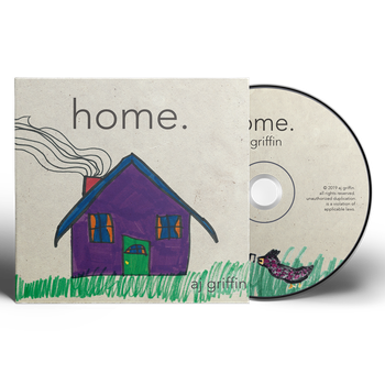 AJ Griffin - Home.

4 panel + CD face for St. Louis-based piano/composer AJ Griffin.
