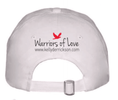 WHITE "WARRIORS OF LOVE" HAT