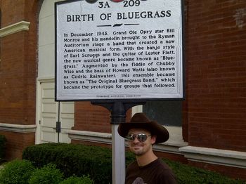 Riley has always been a big fan of bluegrass music
