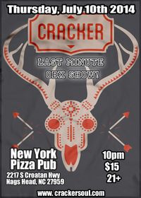 Cracker at New York Pizza Pub in Nags Head!