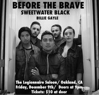 LIVE MUSIC in the LOFT: Before The Brave +Sweetwater Black + Billie Gayle 