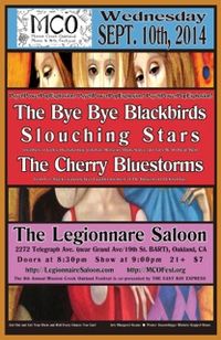LIVE MUSIC: MCO PsychPowerPop Explosion at The Legionnaire w/ The Bye Bye Blackbirds, Slouching Stars and The Cherry Bluestorms (LA)