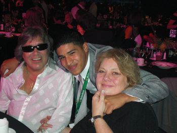 Baby Jay, Jose Feliciano and his wife
