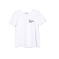 Ondray by Jamie - Do What You Want To Do T-Shirt (White Edition) - Women's