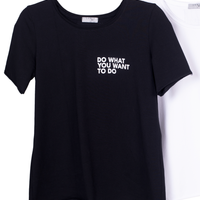 Ondray by Jamie - Do What You Want To Do T-Shirt (Black Edition) - Women's