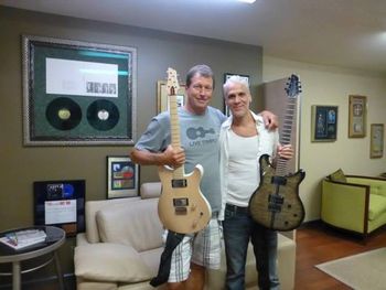 With Kyle Cook (MB20) at his studio outside of Nashville
