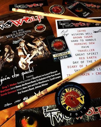 Two Wolf, Brad Sayre, Greg T Walker, Sandy Gennaro Rock Legends Cruise V
