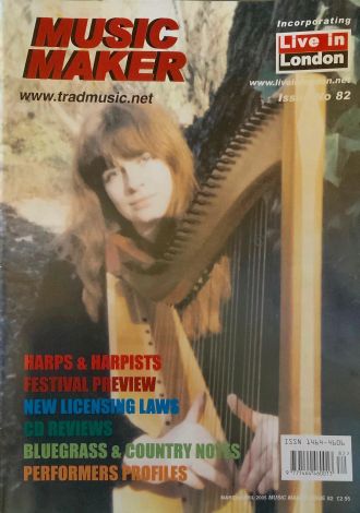 Paula Tait on the cover of Music Maker magazine