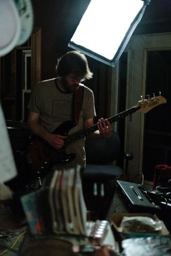 Josh Roberts and The Hinges guitarist switches to bass for late night jam filmed by Go To Team crew for Awendaw Green Movie, due out March of 2012.
