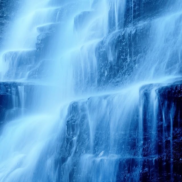 Blue Waterfall Speakeasy Entrance