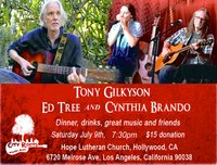 City Roots Presents: Tony Gilkyson, Cynthia Brando and Ed Tree