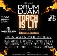 Drum Jam - John Wayne’s birthday celebration 