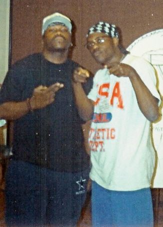 FREDDIE FOXXX in Chicago doing promotions when he was down with Flavor Unit Records.
