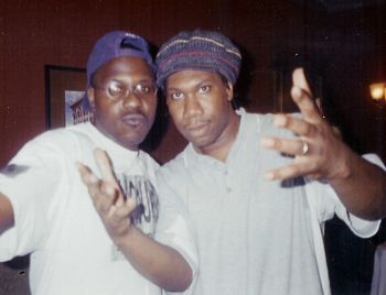 KRS-ONE after interviewing him in early 2000s in Chicago.
