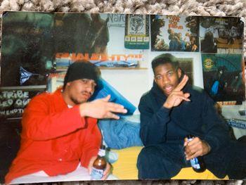 Chicago's B. ASIA (Rawhead Rex) and MIKE SLIM at my crib back in the day.
