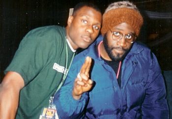 POS from DE LA SOUL before show in Chicago.
