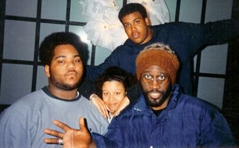 DE LA SOUL w Shory Mase after show and interview in Chicago, the 90s
