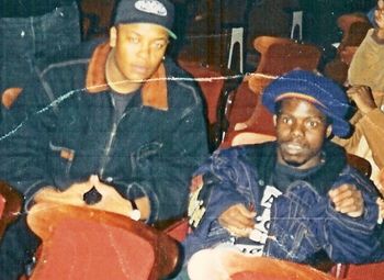 DR DRE & BUSHWICK BILL of the GETO BOYS in Chicago during The Chronic Tour.

