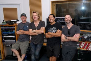 Bassist Marcus Johnson,Producer Bob Rock, Halemanu, Engineer Eric Helm

