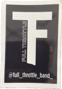 Classic Full Throttle Logo Sticker
