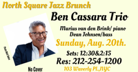 Ben Cassara Trio @ North Square Jazz Brunch