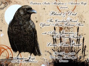 Oaktown Indie Mayhem, Blood & Dust album release show, Awaken Cafe, Oakland
