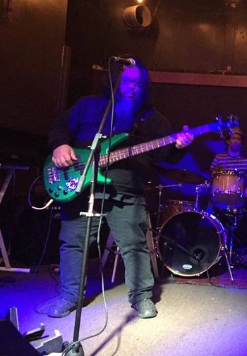 Rocking the bass for Bill Fried, Neck of the Woods, SF
