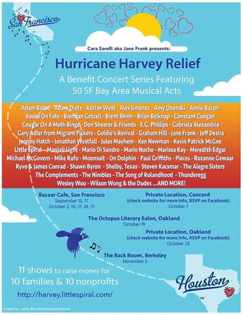 Hurricane Harbey Relief Benefits, SF/Oakland
