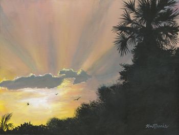 Seminole Sunset...
Acrylic on Canvas  24" x 18"

