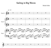 Sailing in Big Waves - Piano solo & 3 Pianos sheets
