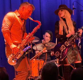 Performing with Orianthi at Yoshi's Oakland
