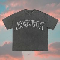 IMSMBDY Outline White Vintage Tee
