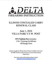 Illinois Conceal C arry Permit Class by Delta Firearms Instruction