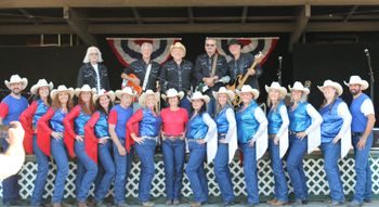 Another "total shirtshow" with our dancin' pals, West Coast Country Heat (Evergreen State Fair, 2022).
