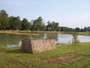 This is a view from the other end of the large Technical Training pond which offers several challenges.
