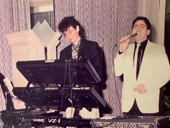 1989 - Playing weddings with Nicholas Borg
