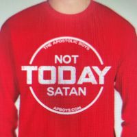 "Not Today satan" Long Sleeve Shirts