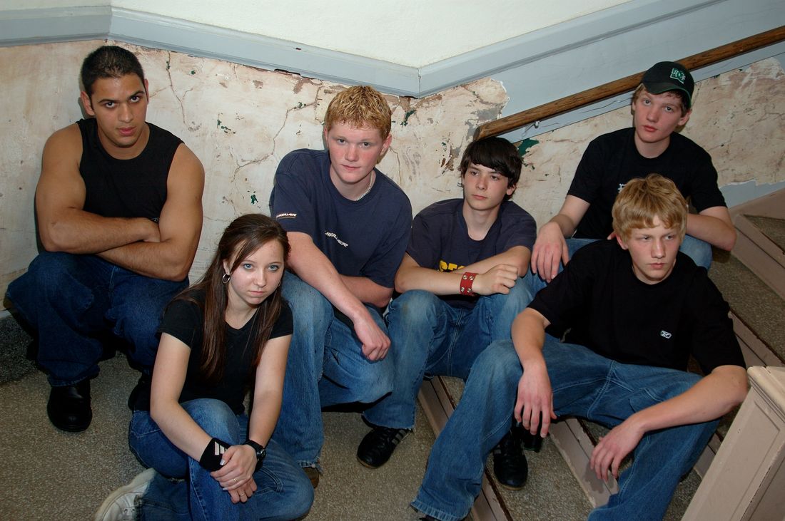 Kevin Embleton's high school band, Last Chance.
