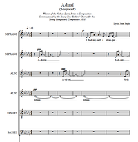 Adiraï (Misplaced) - Mixed Choir
