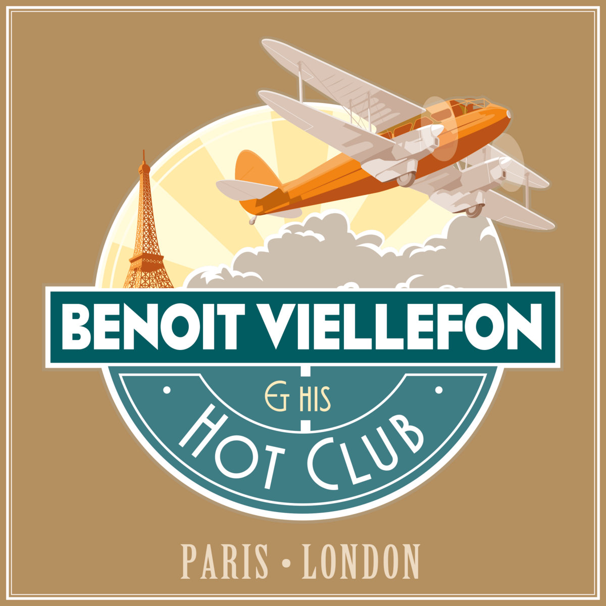 Benoit Viellefon Hot Club - Paris London - Album available on Bandcamp