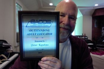 Thank you SACCE and Western Suffolk BOCES for this award for teaching music
