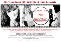 An evening with Nia Robertson