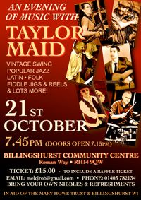 AN EVENING OF MUSIC WITH TAYLOR MAID