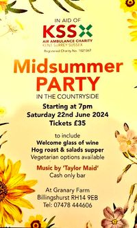 Midsummer Party featuring music from Taylor Maid