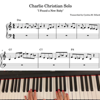 Charlie Christian Guitar solo "I Found a New Baby"  - Jazz Piano 