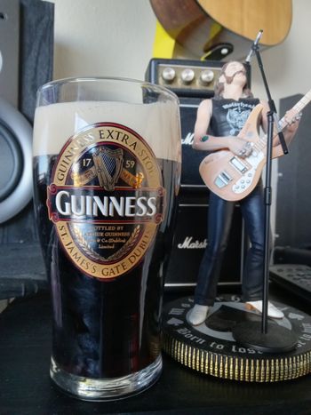 New Guinness Glass & Lemmy #E46
