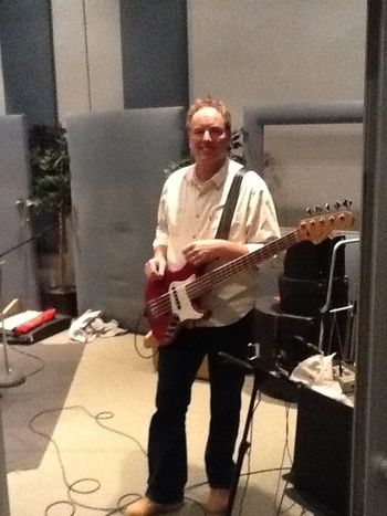 Martin recording at FTM Studios
